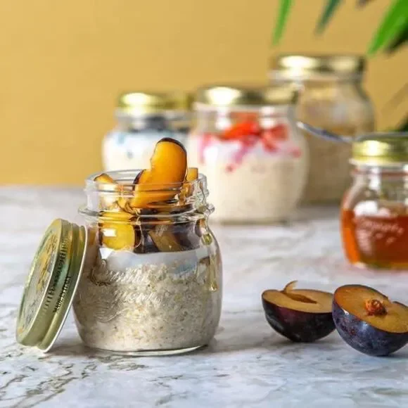 Bormioli Rocco Quattro Stagioni Small Glass Mason Jars 8.5, Set of 12 - Picture 3 of 10